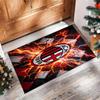 AC Milan Printed Flannel Area Rug Non Slip Soft Polyester Floor Carpet Indoor Decor Mat for Bedroom Living Room Sofa Game Room Home Decoration