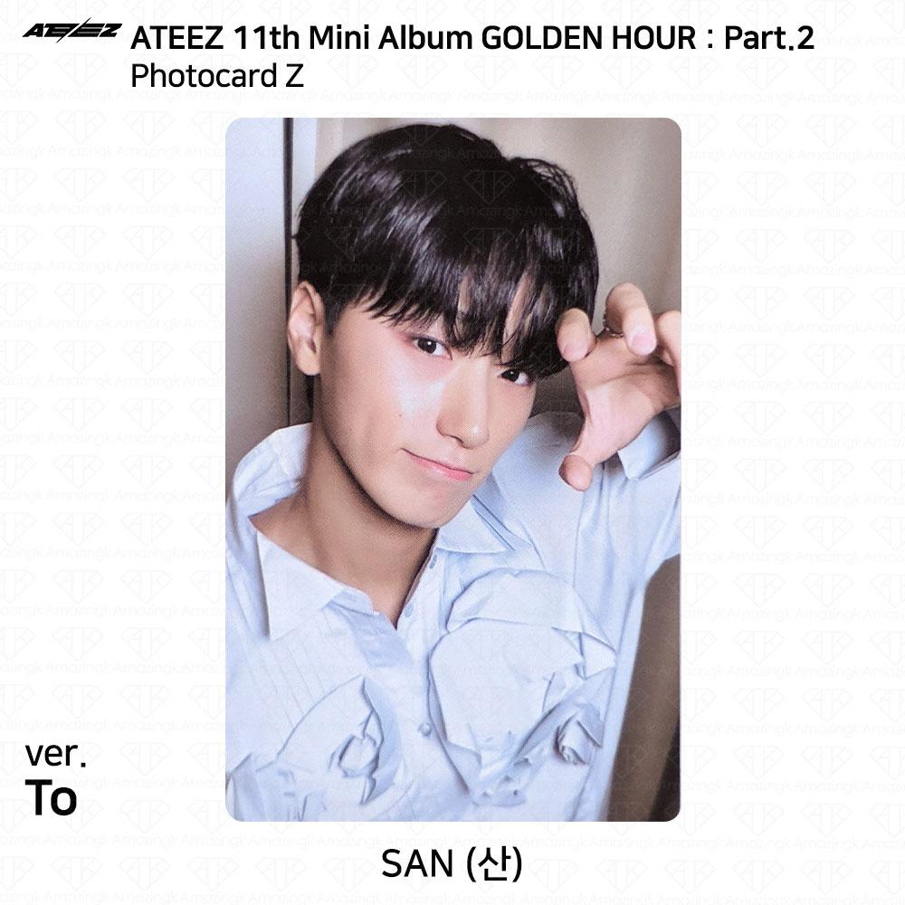ATEEZ Cel de-al 11-lea Mini Album Ora de Aur Pt.2 Pentru Jurnal pentru Ver Photocard Carte poștală