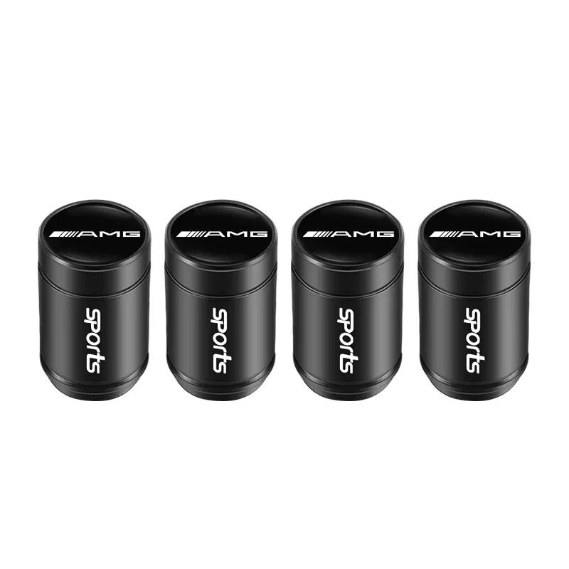 Bilklistermärke 2026 Nytt För Benz Biltillbehör 4 st Däckventil Vattentät Dammtät Kåpa För Mercedes Benz AMG W203 W206 W22