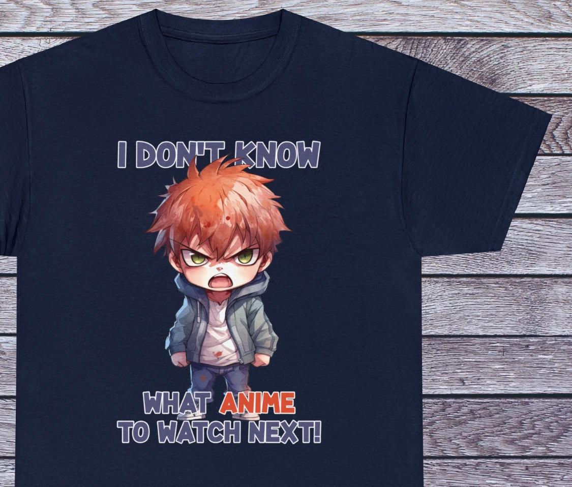 

I don’t know T Shirt Anime Tee Manga Japan Clothing Cosplay S