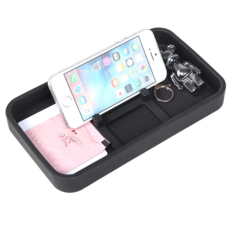 Hcilloend Multifunctional Car Dashboard Tray with Smartphone Storage Small Item Meter Large Easy Car Accessories X Multi-Tray, Stand, Box, Organizer,
