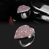 Bling Car Engine Start Button Cover Diamond Interior Crystal Push Start Button Ring