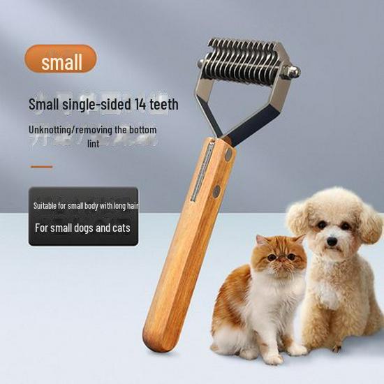 

Расческа для распутывания шерсти у кошек и собак - щетка для длинной шерсти и инструмент для линьки