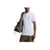 Moncler SS25 Logo Patch Krátký rukáv Polo tričko Pánské topy Optická bílá K1-091-8A00030-84556-001