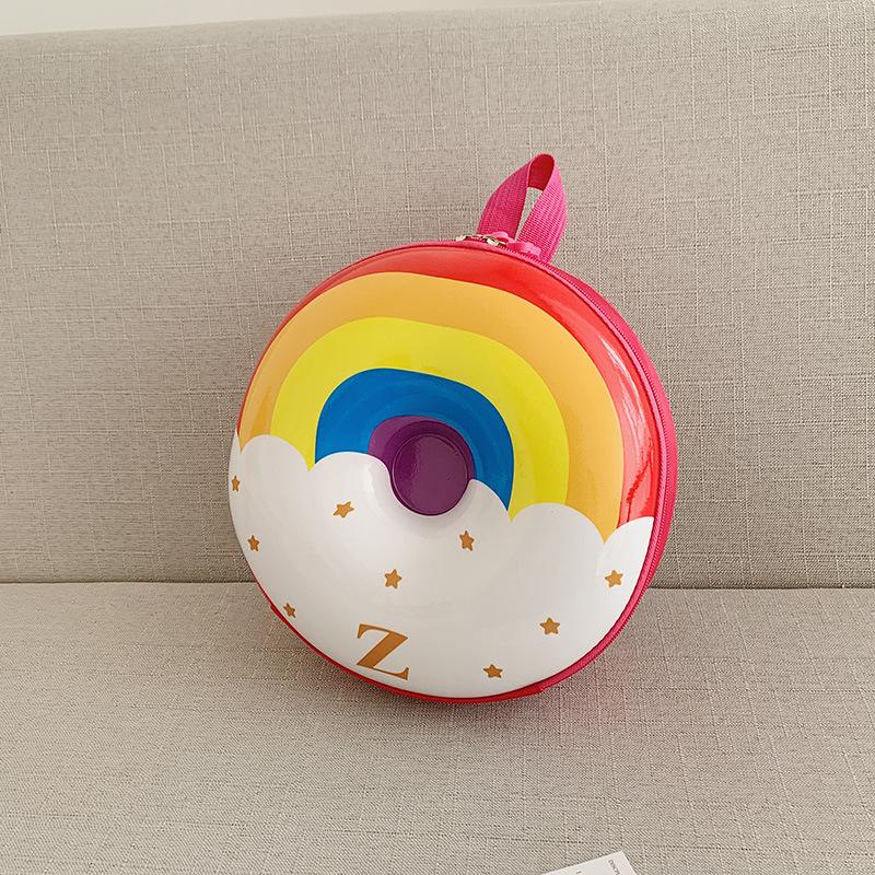 Playful Cute Donuts Children Backpack Waterproof Lightweight Design Kindergarten