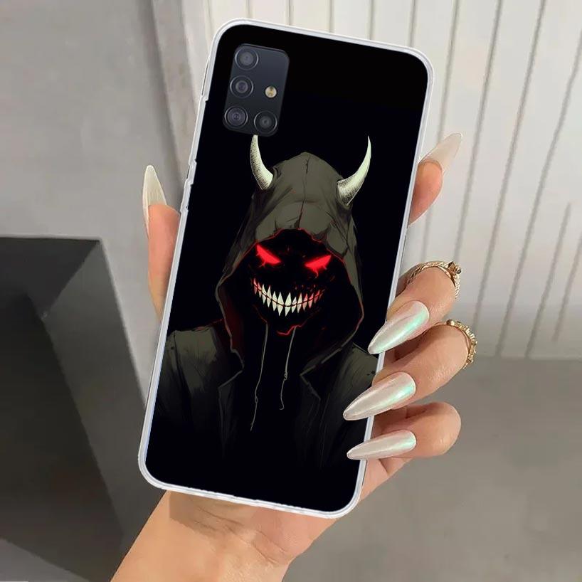 Devil Bad Boy Anime Phone Case for Samsung Galaxy A52 A32 A22 A12 A02S A50S A30S A10S Note 20 Ultra 10 Plus S10 A31 A20 A71 A72