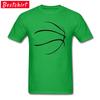 Black Basketballer Soccer Outline Bargraph Mens T Shirts Tacos Est Simple Style Loose Judo White Tshirt