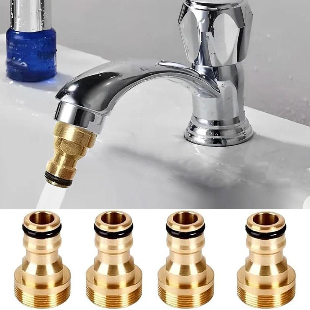 Brass Tap Adapters Universal Hose Adapters Brass Quick Connector Brass Faucet  Kitchen