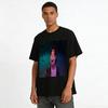 Anime Character Print Casual Top Unisex Loose Breathable Crewneck Sweatshirt For Daily Wear Pure cotton T-shirt