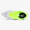 Mizuno Duel Flash 2 Running Size 2E Shoes, White/Navy/Yellow, 25.0 cm,