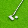 1 Set Miniature Golf Clubs Small Golf Kit Dollhouse Mini Decorative Golf Club Model Toy Scene Prop DIY Accessories