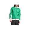 Adidas Originals Adicolor Classics Beckenbauer Color Block Stripe Design Casual Stand Collar Long Sleeve Jacket Men Jacket Green IU0769