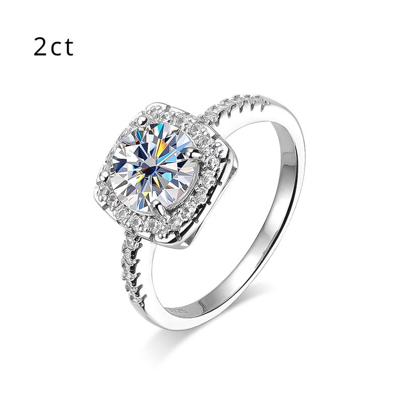 9mm 3ct D Color GRA Moissanite Engagement for Women Colorless Rond Cut Sparkling Solitaire Bridel Set 925 Silver Platinum