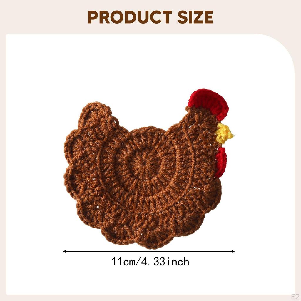 Coasters, Home Decor, Heat Resistant, Animal Themed, Decorative Coasters for Dining Table