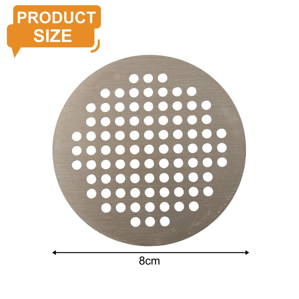 Stainless Steel Shower Sink Strainer Drain Hair Filter Cover For Bathroom Shower