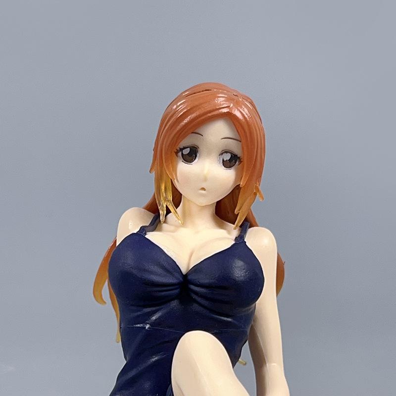Anime Inoue Orihime Nachthemd Sitzende Actionfigur PVC Modell Spielzeug Erwachsene Sammlung Geschenk