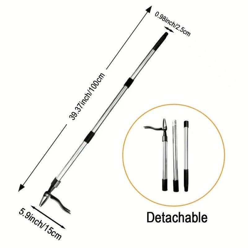 Grenzüberschreitender Stand-Unkrautstecher: Manuelle No-Bend Bewurzelungsschaufel und Clip Gartenhandunkrautstecher.
