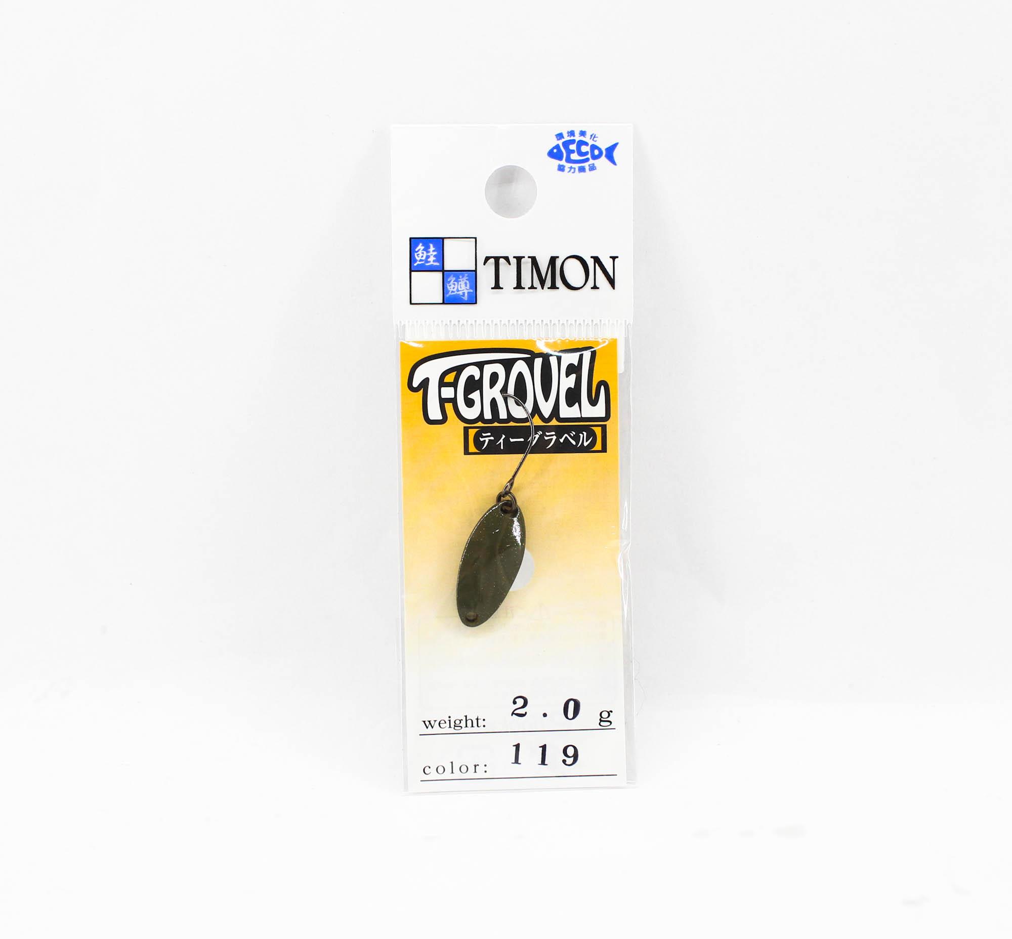 

Jackall Ложка Timon T Grovel Trout Spoon 2,0 грамма 119 Tackey G Pellet (7379)