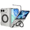 360° Rotating Ring Stand for Magsafe Wireless Charge Case for IPhone Ultra Fold 5G Tempered Glass Screen Protector Hinge Cover