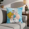 Hot Anime The Seven Deadly Sins Pillow Case 3D Print Polyester Fiber 40*40cm Home Sofa Throw Decoration Festival Gift