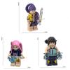 Mini Kpop Demons Hunters 1/2/3pcs Cute 4.7cm Zoe Rumi Mira Kpop Girl Group Assembled Figurine Toy For Fans Gifts