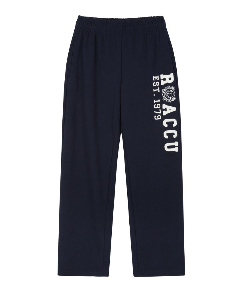 TAKEASY Women'S Applique Wide Pants (Navy)