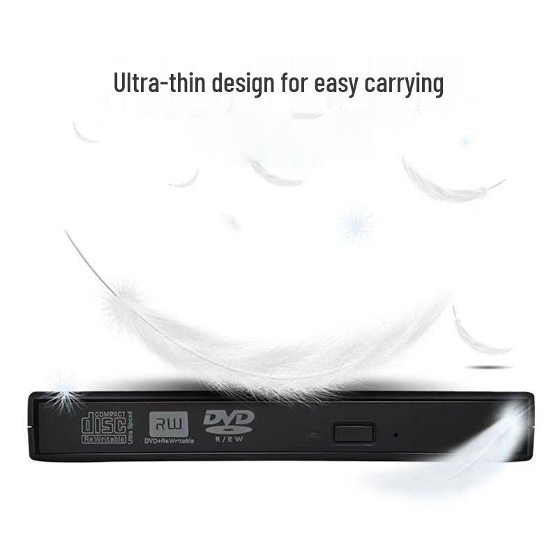 Brushed USB 3.0 Type-C Dual Interface External DVD/CD RW Laptop Optical Drive