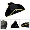 Role Playing Pirate Hat Festives Pirate Hat Stage Performances Luxurious Hat for Stage Performances and Cosplay