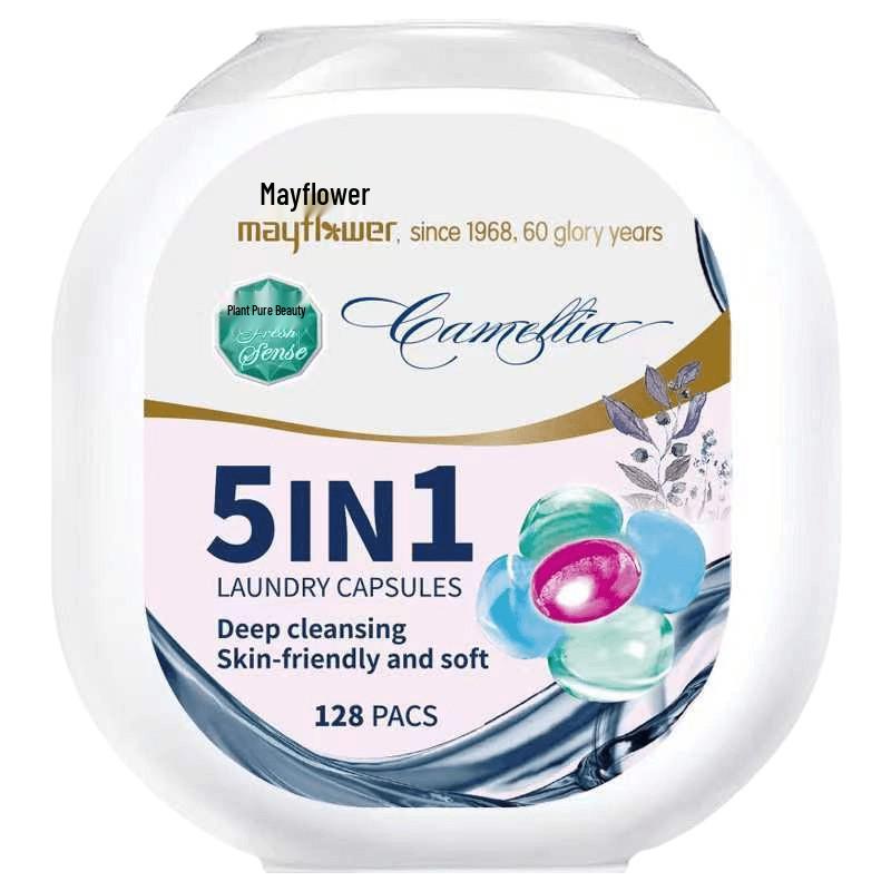 Capsule Lavaggio Mayflower Sam – Pulizia Cinque-in-Uno con Fragranza Ricca e Duratura per Lavaggio a Mano.