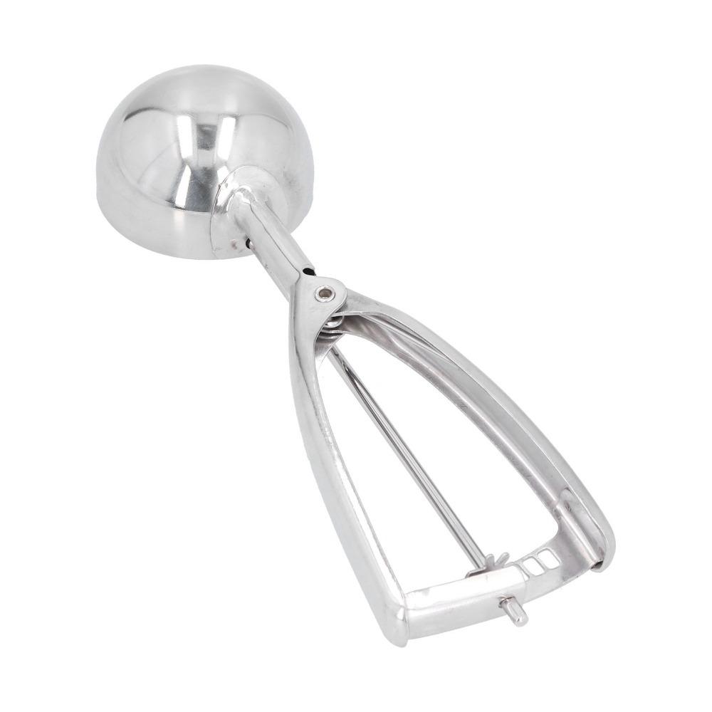 Trigger Release Ice Cream Ball Spoon Stainless Steel Manual Digging Spoon For Home