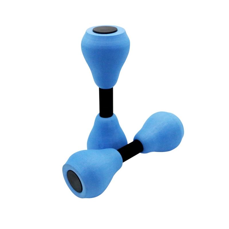 1 Pair Water Floating Dumbbells On Water Kids Ladies Water Training Sports Dumbbells EVA Fitness Equipment for Home Yoga