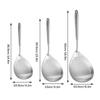 1Pcs Large Durable Stainless Steel Colander Skimmer Spoon Heavy Duty Food Strainer Spoon For Frying & Cooking Kitchen Utensils