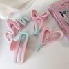 Pink Green Gradient Color Geometry Hair Claw New for Women Girls Elegant Hairpins Shark Clips Crab Barrettes Fashion Headdress