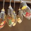 Christmas Snow String Lights LED Colored Snow Bulbs Decorations for Home