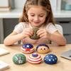 Steamed Bun Squeeze Toy Soft TPR Fidget Toy Portable Fun Vent Toy for Kids And Adults Office Desk Stress Reliever