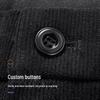 Shanshan Men's Thickened Corduroy Straight-Leg Business Casual Trousers