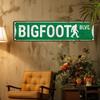 Bigfoot 4x16 Inch Vintage Metal Sign UV Printed Wall Plaque for Home Garage Bar Man Cave Decor