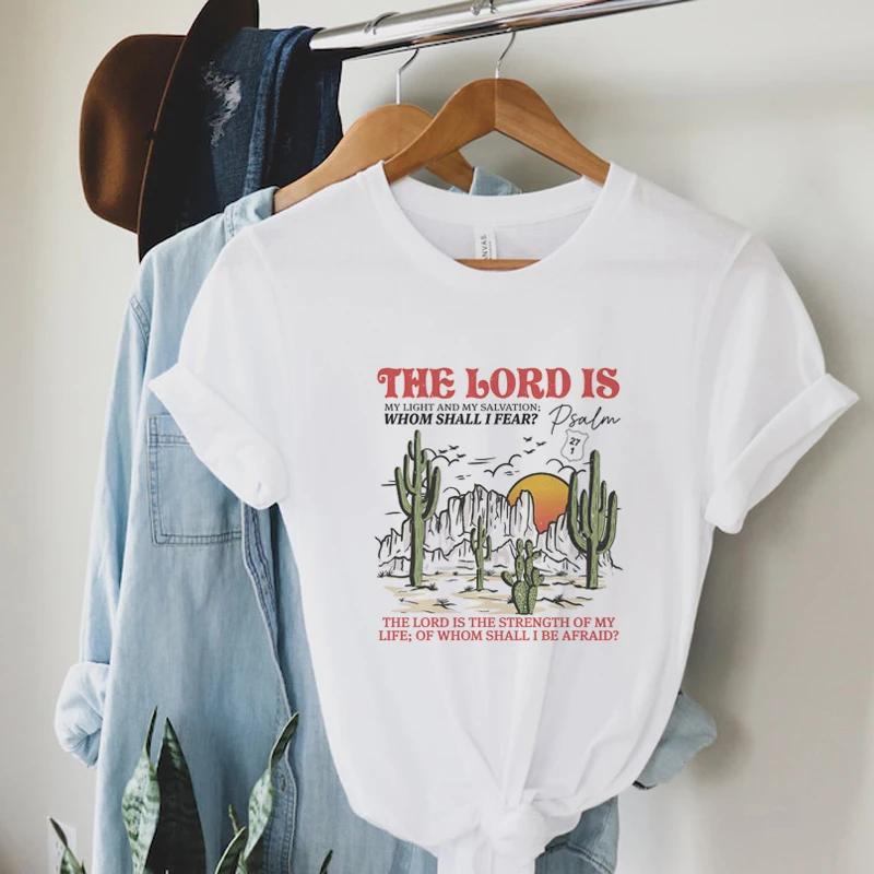 Women Vintage Boho Western Bible Verse TShirts God Worship Christian Graphic T Shirts Religious Jesus Faith Tee Shirt Tops Gift