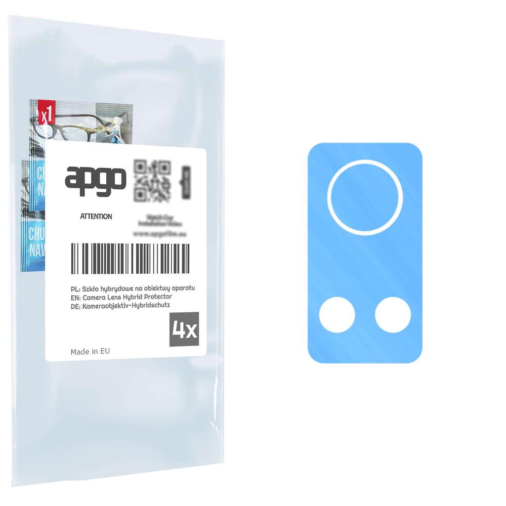 apgo 4x Lens Protector Kamera Beskyttende Hybrid Glass for Infinix Hot 11S NFC, Kamerabeskyttelse, 9H kameralinse Kameralinsebeskytter