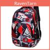Oxford Backpack Large Capacity Breathable 16in Laptop Sleeve Color Blocking For Travel Students Daily Use