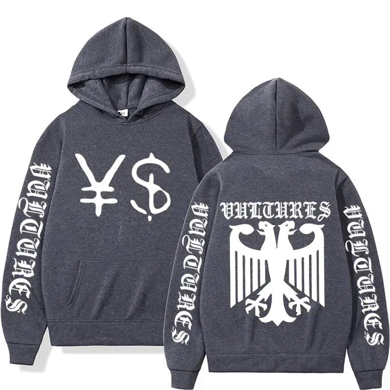 

Kanye West Ye Ty Dolla Sign YS Vultures Толстовка Чоловіки Жінки Вінтаж Хіп-хоп Реп Толстовки Чоловічі Harajuku Модні пуловери Кофти 3XL