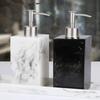 Lotion Fles 500 Ml Hars Zeep Fles Creatieve Hotel Marmer Shampoo Dispenser Pers Handdesinfecterend Fles Zeepdispenser Set