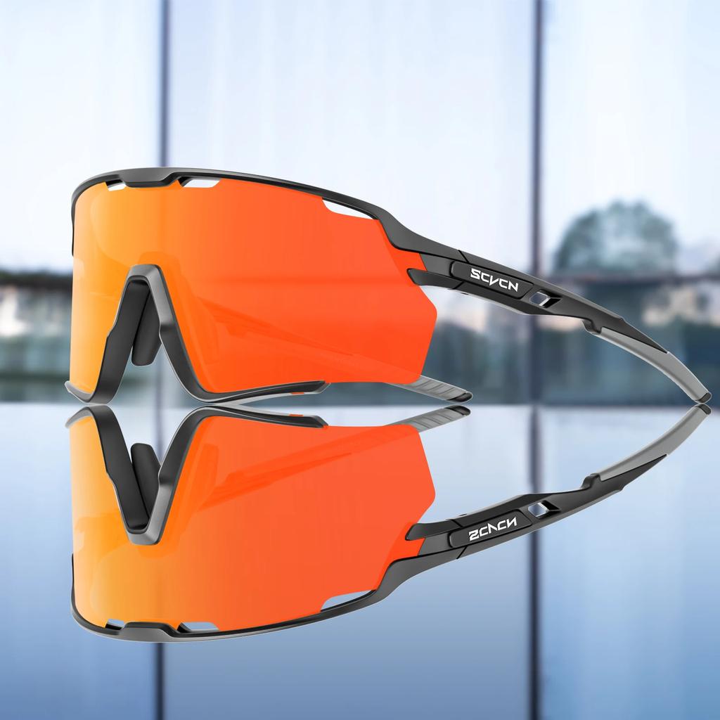 SCVCN UV400 Bicycle Goggles Mountain Road Bike Eyewear Multi Colors Running Hiking Driving Cycling Sunglasses for Men Glasses