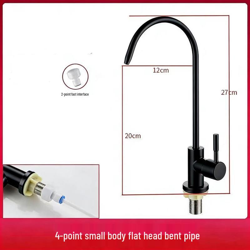 Küchenarmatur aus Edelstahl zur direkten Trinkwasseraufbereitung