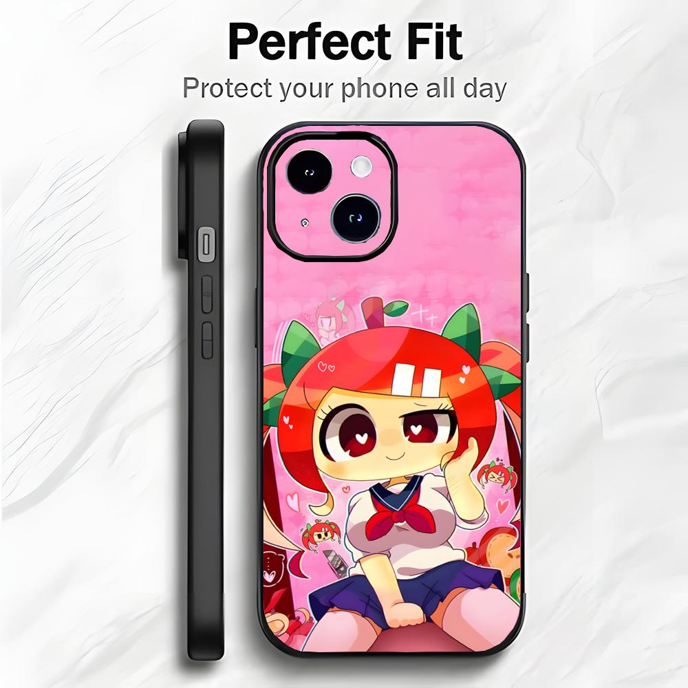 

Quirky Cute Japanese Anime P-Pepoyo Phone Case Phone Case Soft Packaging Lightweight For iPhone17 16 15 14 13ProMax iphone12promax