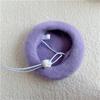 Creative Pet Beret Hat for Cats and Small Dogs Soft Wool Top Caps for Costumes and Holiday Photoshooting Headwears