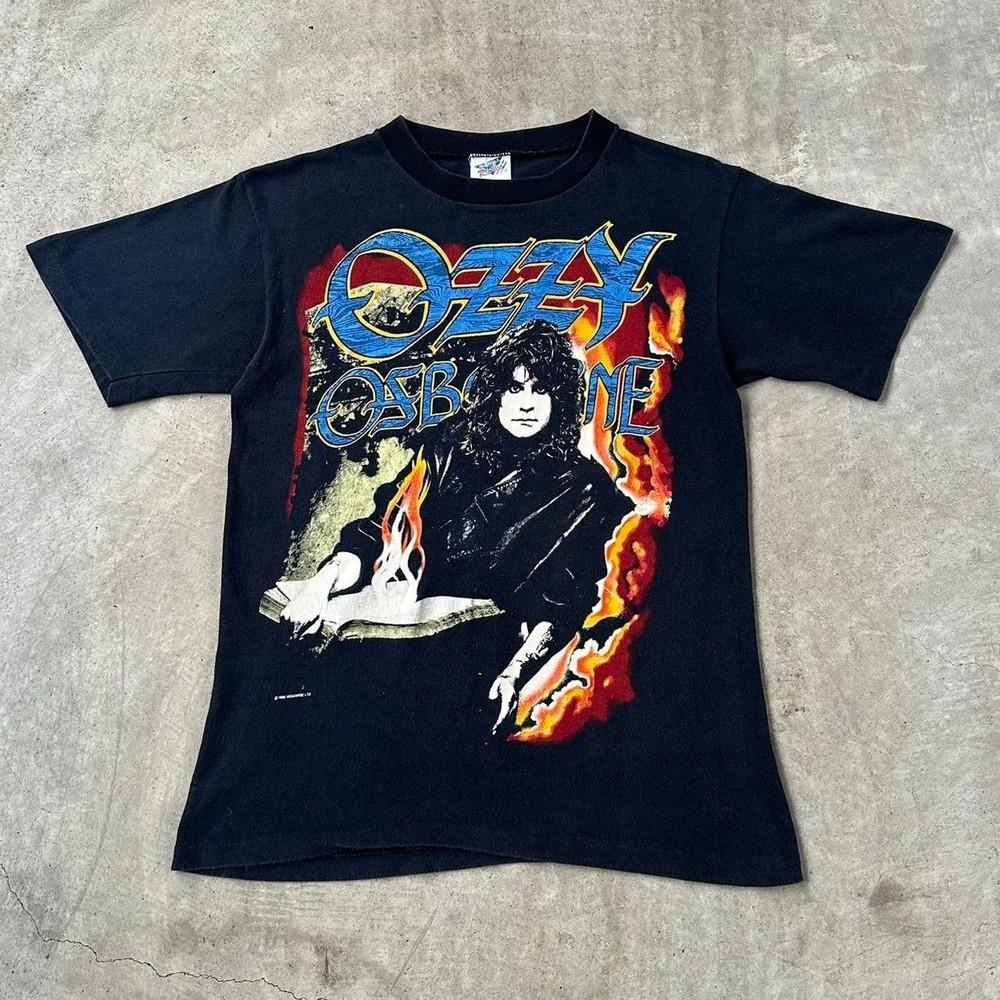 

Vintage 1988 O.z.z.y Osb.ou.rn.e T-Shirt Stitch Heavy Metal Band Tee S-5XL Unisex T-Shirt XL