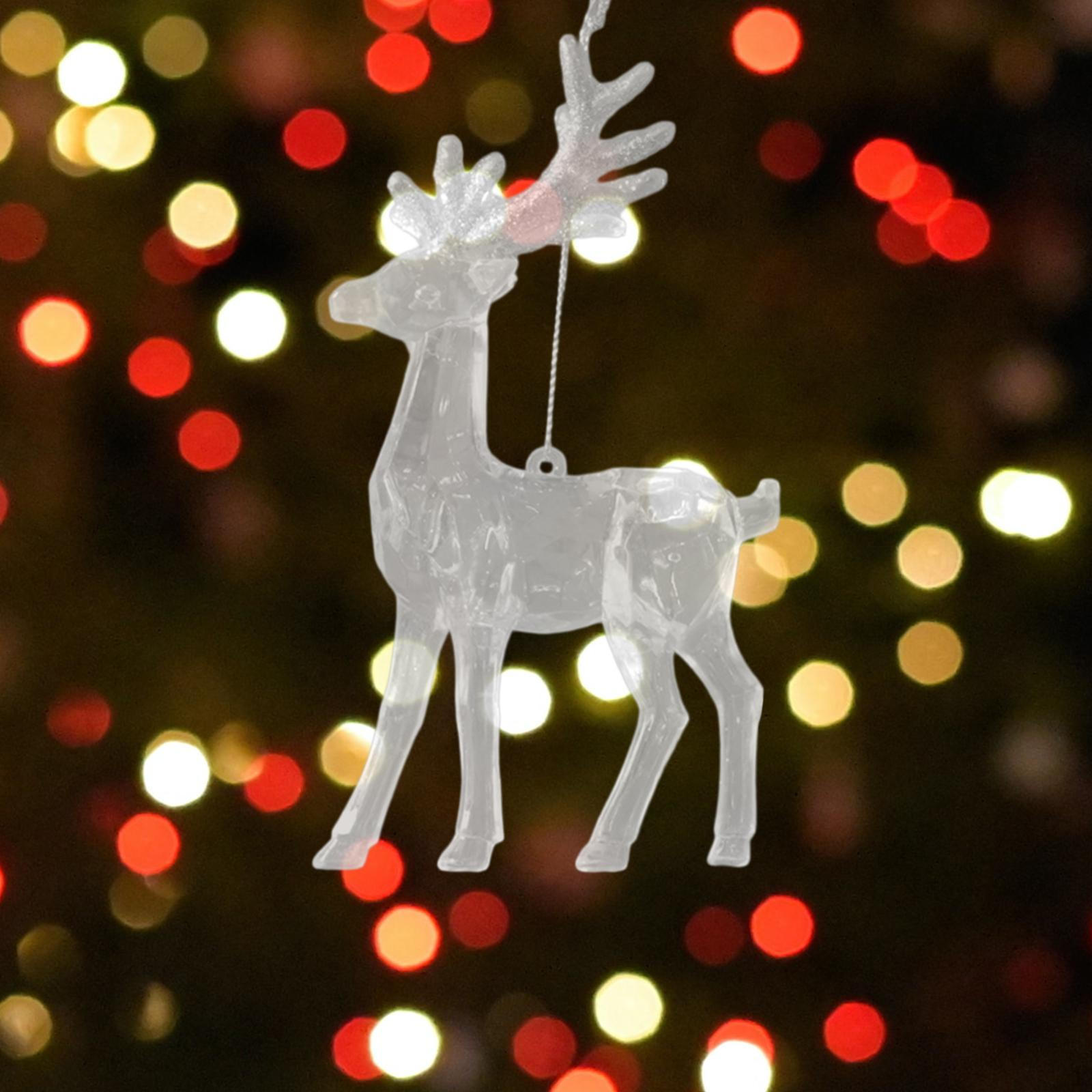 

Christmas Tree Decoration Decorative Xmas Baubles Elk Animal Charm Pendants Decor for Wreath