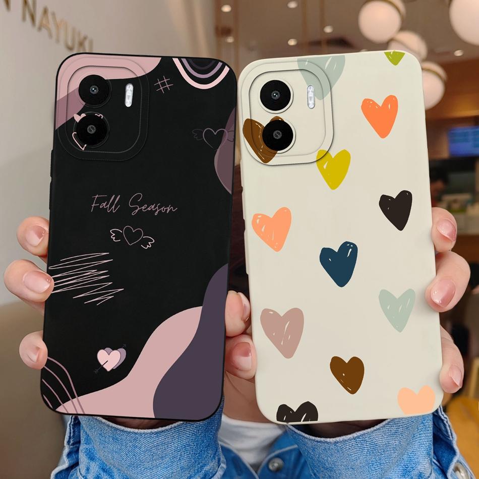 New Cases For Xiaomi Redmi A1 Plus A2 Plus Liquid Silicone Shockproof Phone Cover For Redmi A 1 A1+ Plus A 2 A2Plus Coque Funda