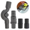 4pcs 35-32mm Rotatable Bend Adapter Set Heavy Duty Universal Miele Philip Vacuum Cleaner Overhead Elbow Connector
